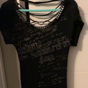 Guess open back tee